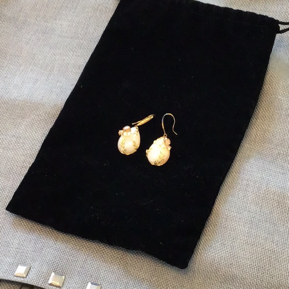 Stunning earrings in the style of Alexis Bittar
